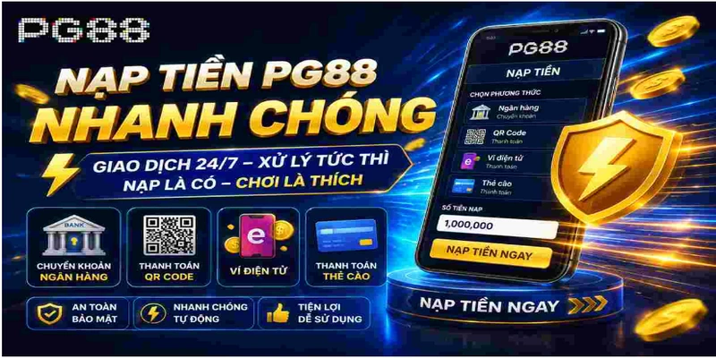 Nạp tiền PG88 và các lỗi thường gặp